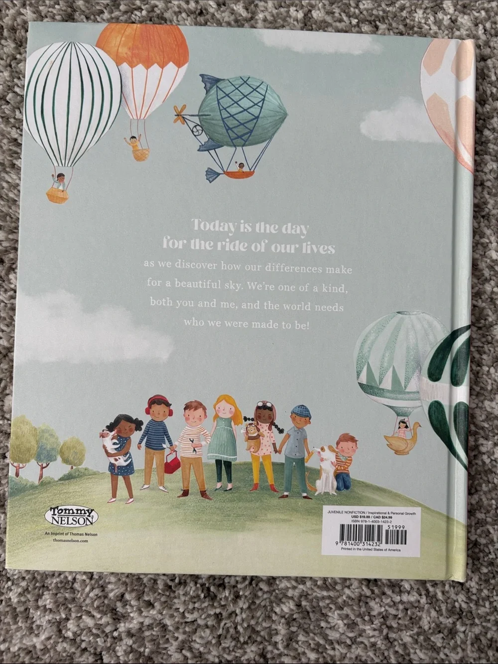 Kids Book - Who You Were Made to Be by Joanna Gaines (Mint/Multicolor)
